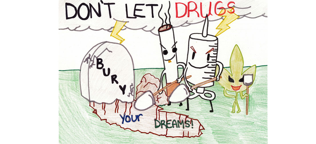 student-billboard-drugsburyyourdreams - Milford Prevention Council
